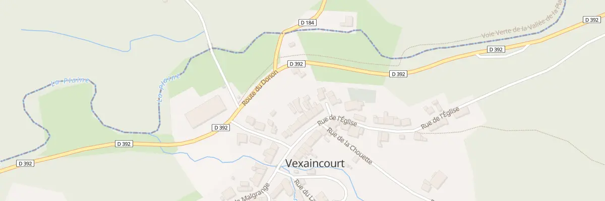 Plan du 7 Rue de l’Eglise à Vexaincourt