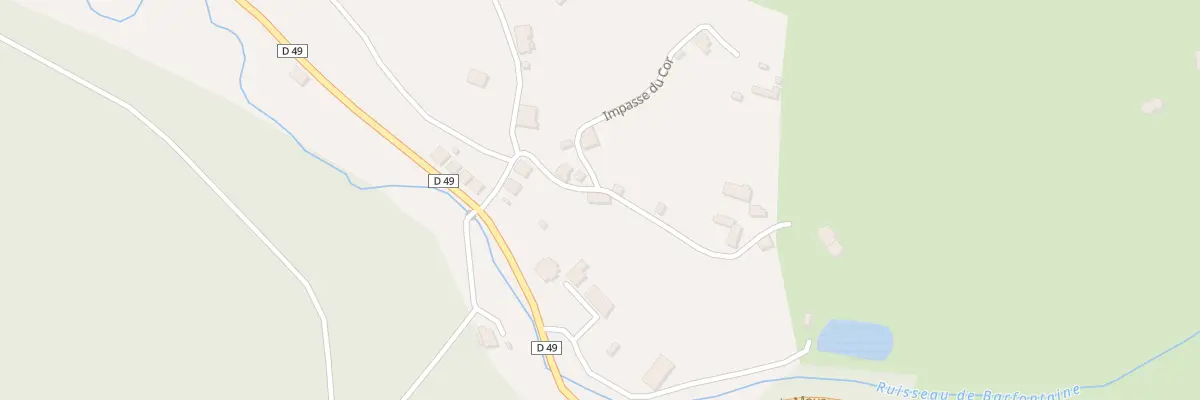 Plan du 14 Le Harcholet au Saulcy