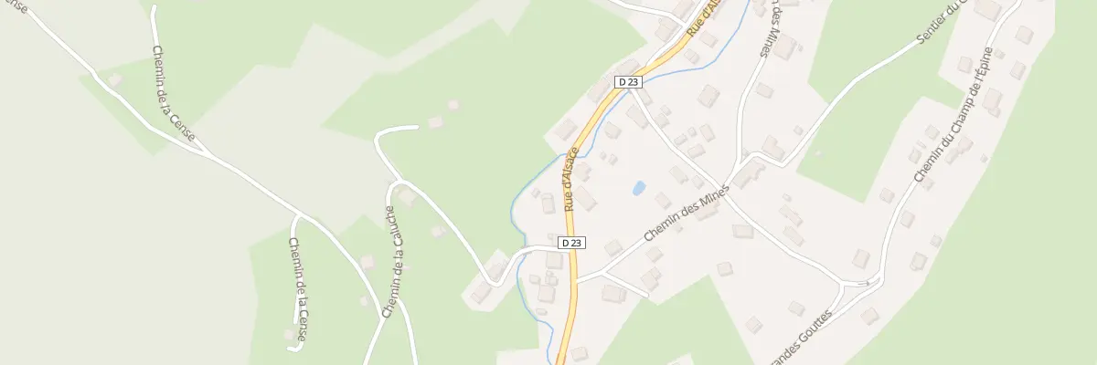 Plan du 68 Rue d’Alsace à La Croix-aux-Mines