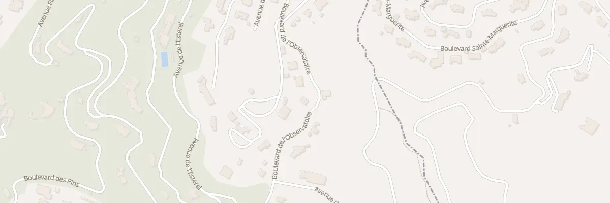 Plan du 5 Av de la Gare du Funiculaire à Cannes