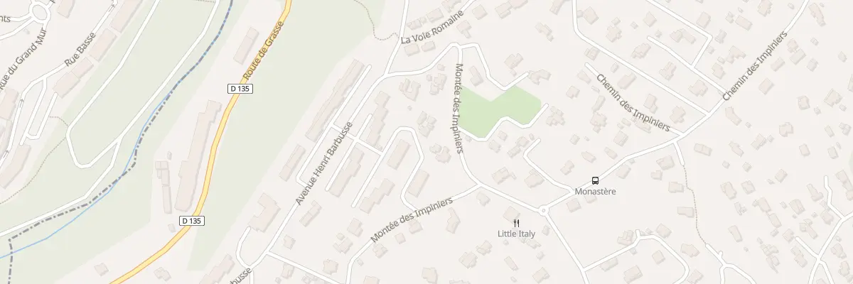 Plan du 173 Mte des Impiniers à Vallauris