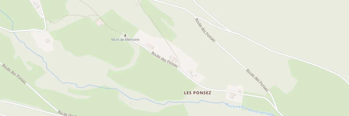 Plan du 12 Rte des Ponsez à Fraize