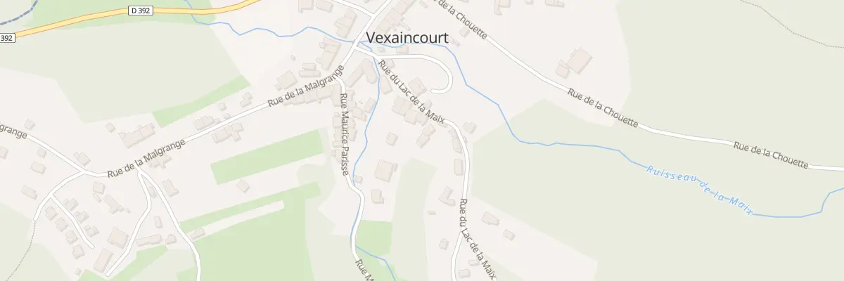 Plan du 12 Rue du Lac de la Maix à Vexaincourt
