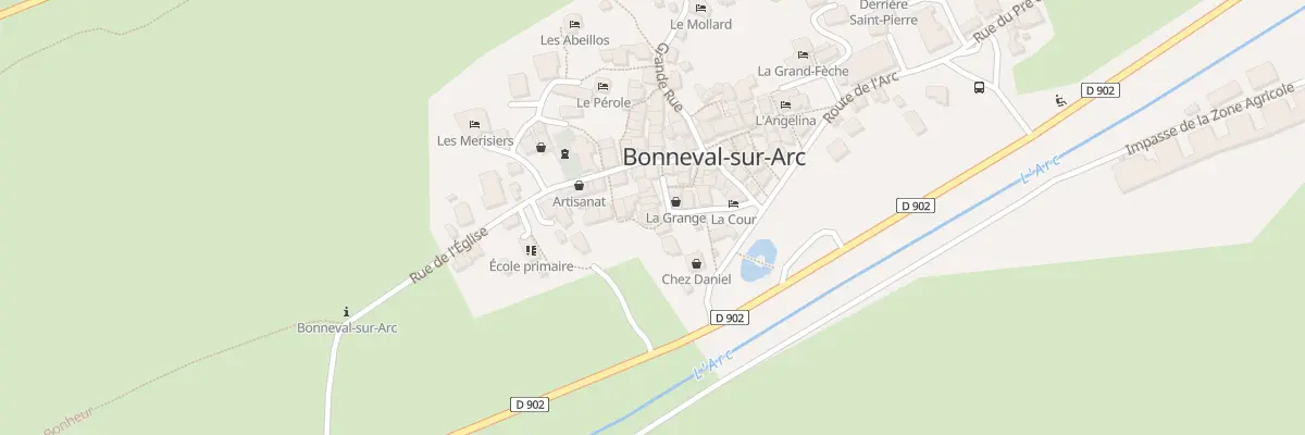 Plan du 5054 Bonneval à Bonneval-sur-Arc