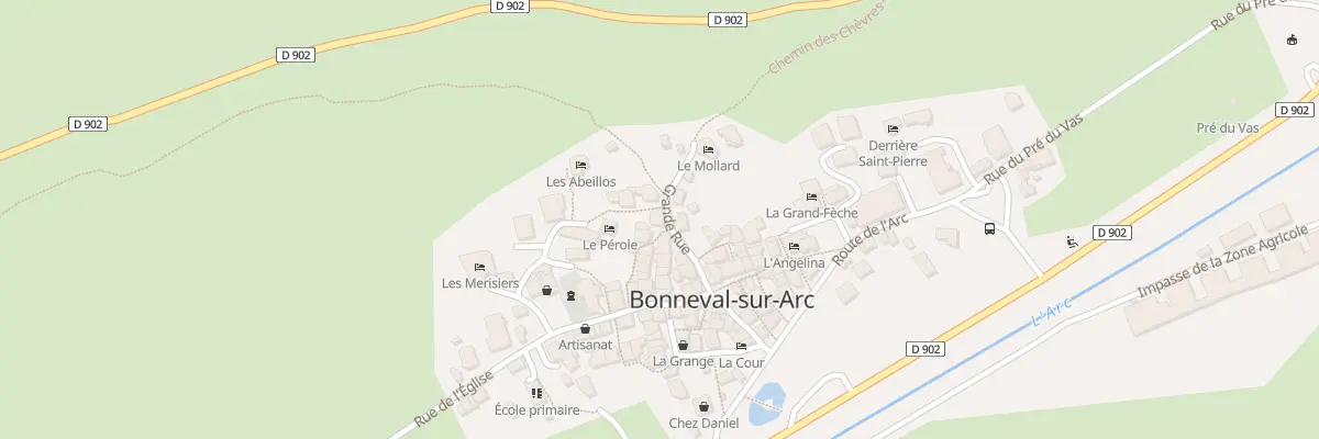 Plan du 5013 Bonneval à Bonneval-sur-Arc