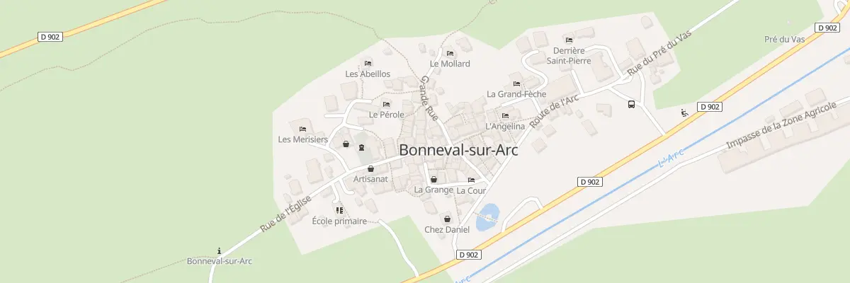 Plan du 5019 Bonneval à Bonneval-sur-Arc