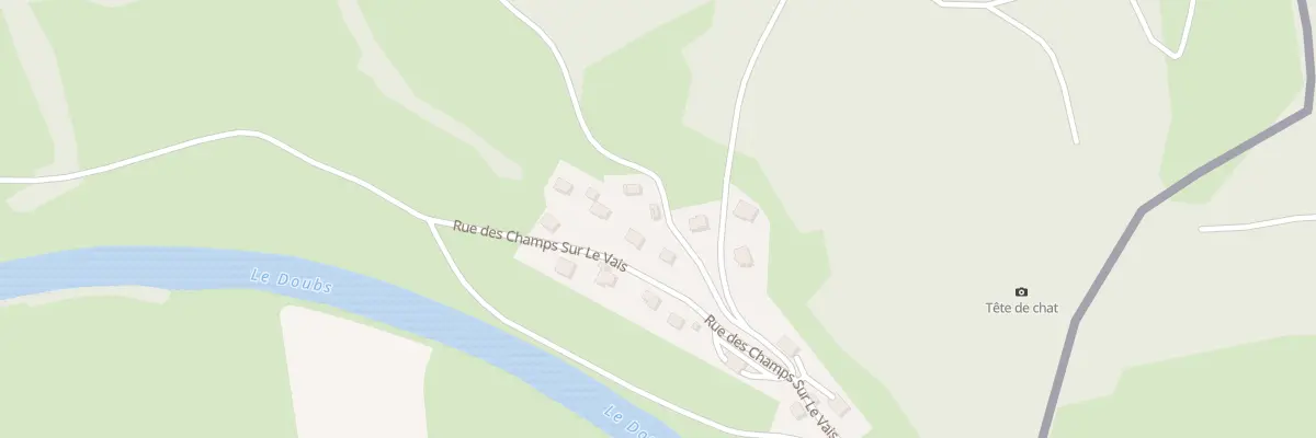 Plan du 1 Imp sur le Rocher à Montancy