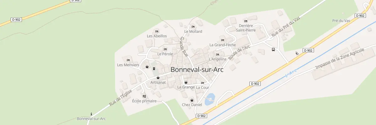 Plan du 5015 Bonneval à Bonneval-sur-Arc