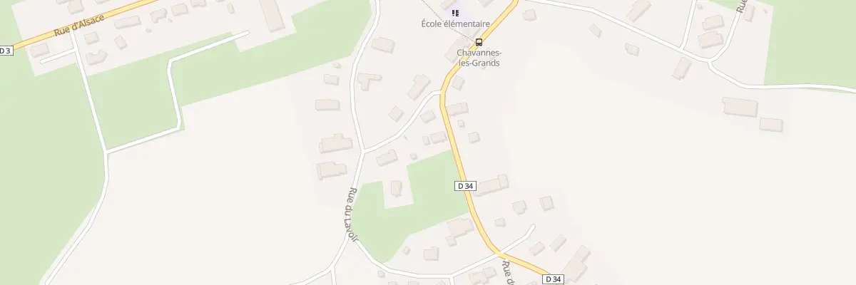Plan du 2 Rue du Jura à Chavannes-les-Grands