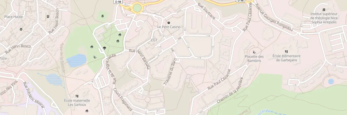 Plan du 3 Rue Henri Barbara à Valbonne
