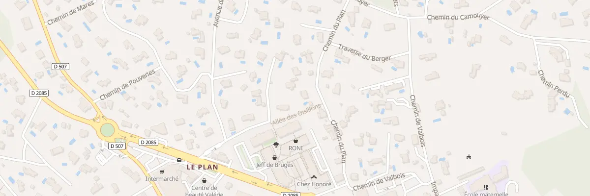 Plan du 5778 Le Plan à Roquefort-les-Pins
