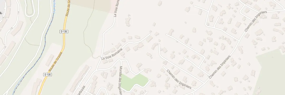 Plan du 354H Mte des Impiniers à Vallauris