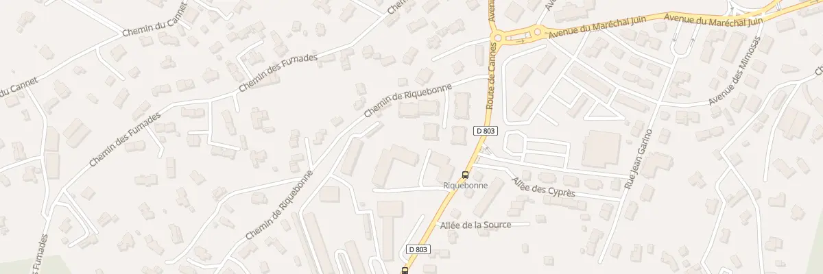 Plan du 47 Che de Riquebonne à Vallauris