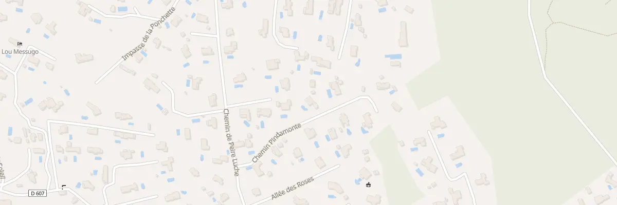 Plan du 6690 Che de Peireluche à Roquefort-les-Pins