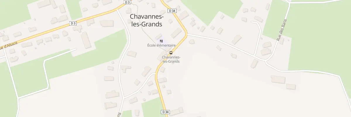 Plan du 4 Rue de l’Eglise à Chavannes-les-Grands