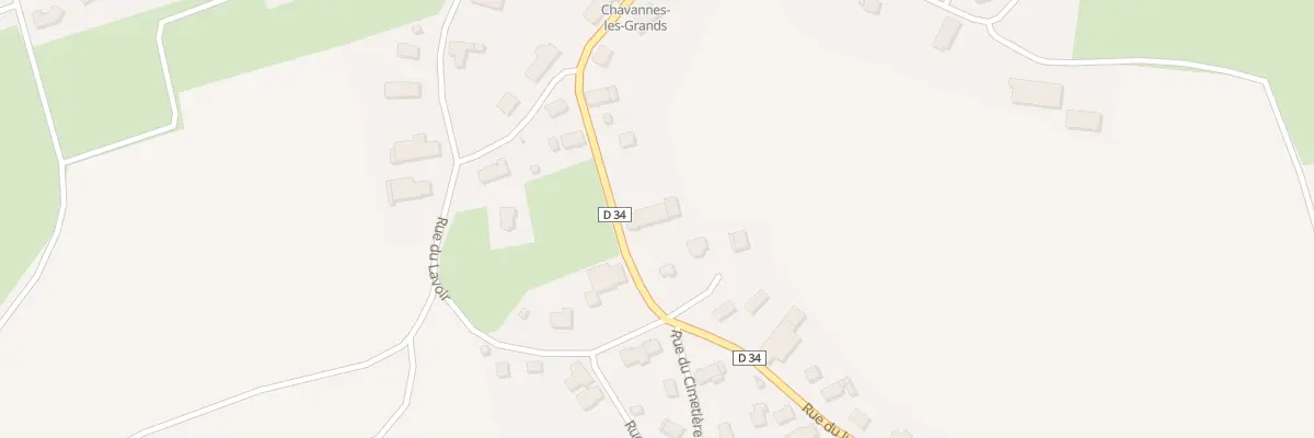 Plan du 7 Rue du Jura à Chavannes-les-Grands