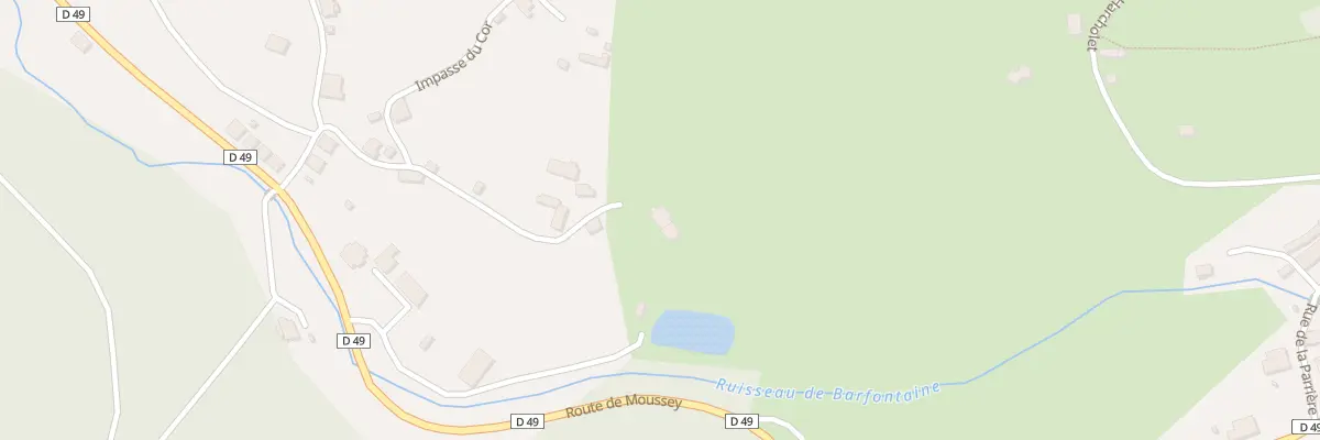 Plan du 6 Imp des Chenaux au Saulcy