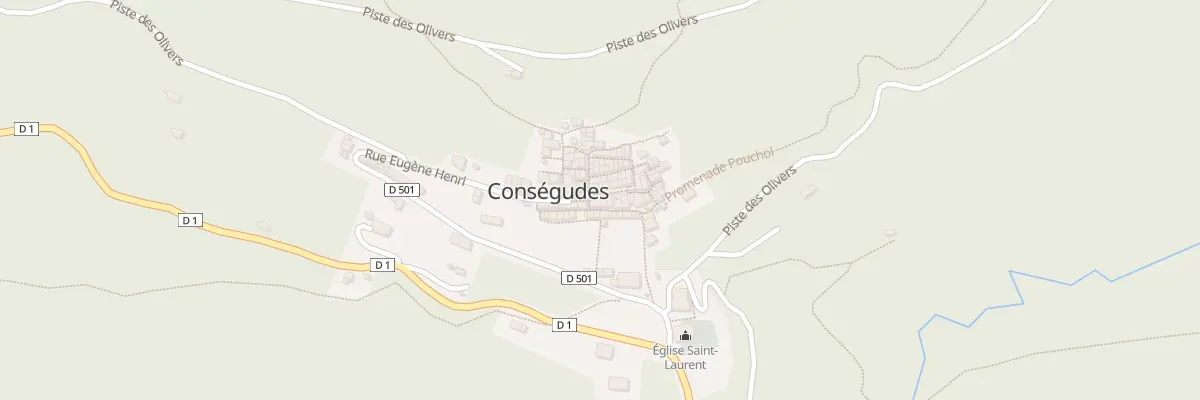 Plan du 6 Pl Jean Amic à Conségudes