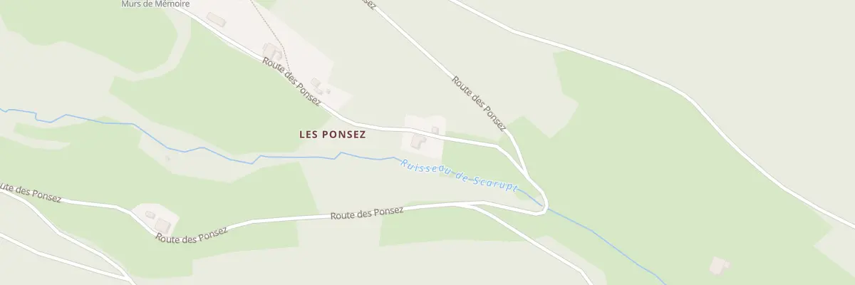 Plan du 10 Rte des Ponsez à Fraize