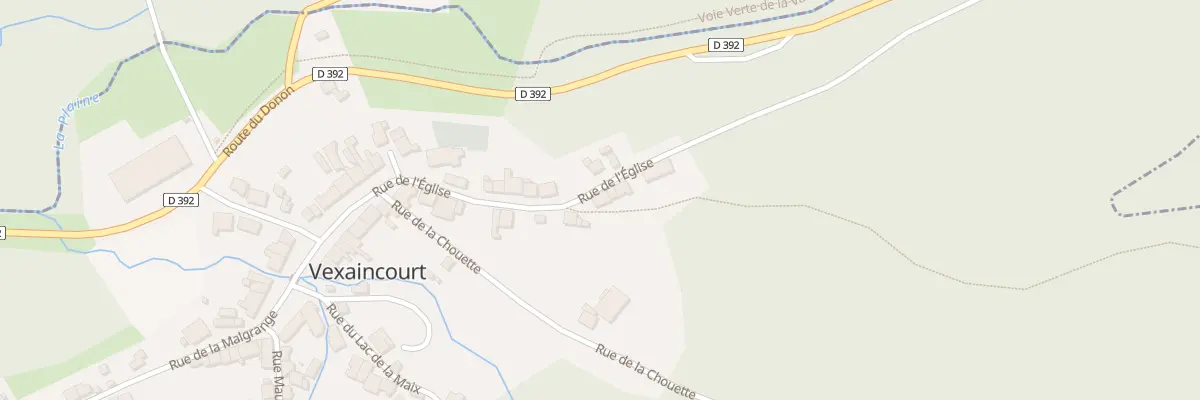 Plan du 28 Rue de l’Eglise à Vexaincourt