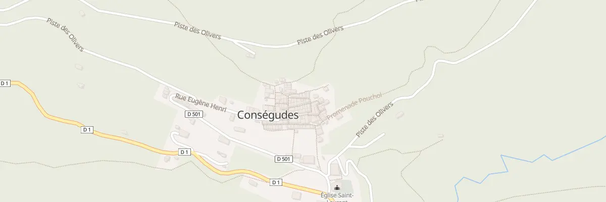 Plan du 5 Rue du Soleil à Conségudes