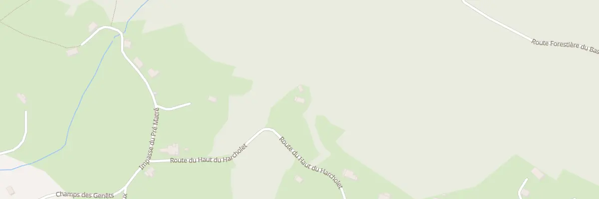 Plan du 21 Le Haut du Harcholet au Saulcy
