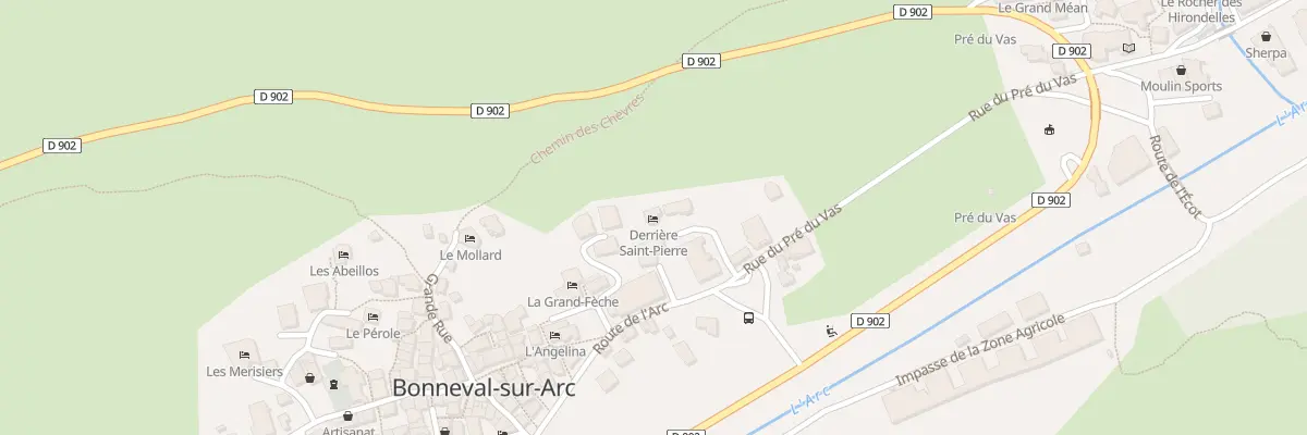 Plan du 5181 Derriere Saint Pierre à Bonneval-sur-Arc
