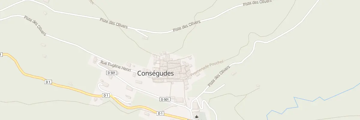 Plan du 5 Rue du Four à Conségudes