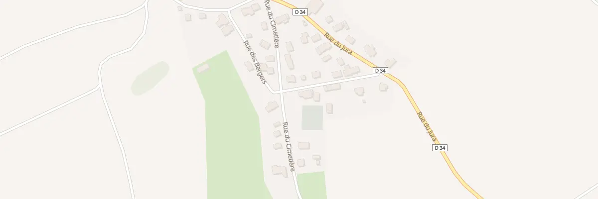 Plan du 12 Rue des Bergers à Chavannes-les-Grands