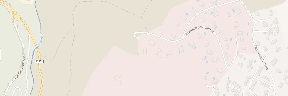 Plan du 643 Che des Tuilières à Vallauris