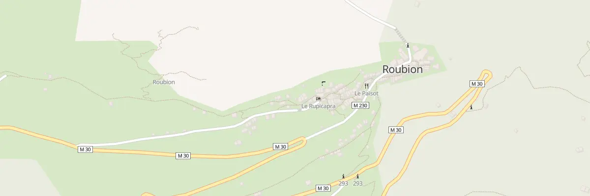 Plan du Village à Roubion