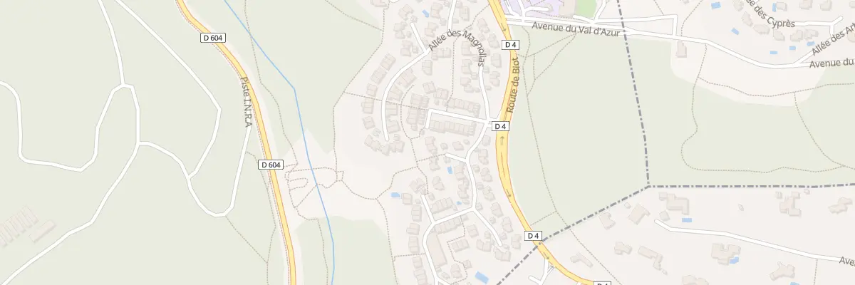 Plan du 37 Imp des Azalees à Valbonne