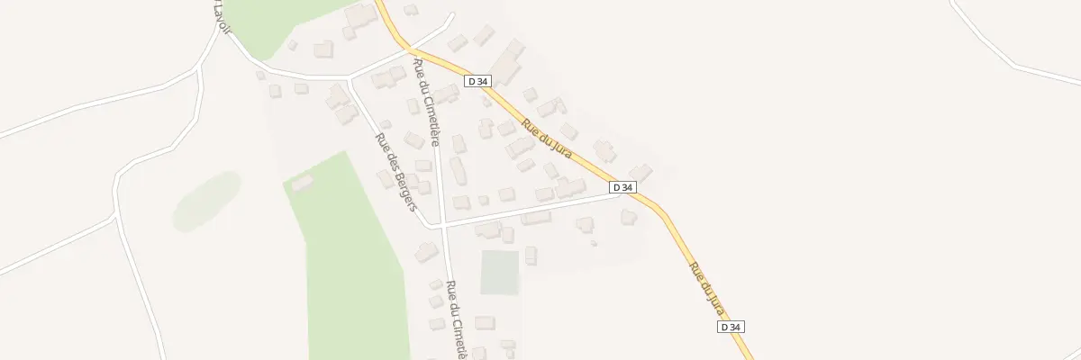 Plan du 14 Rue du Jura à Chavannes-les-Grands