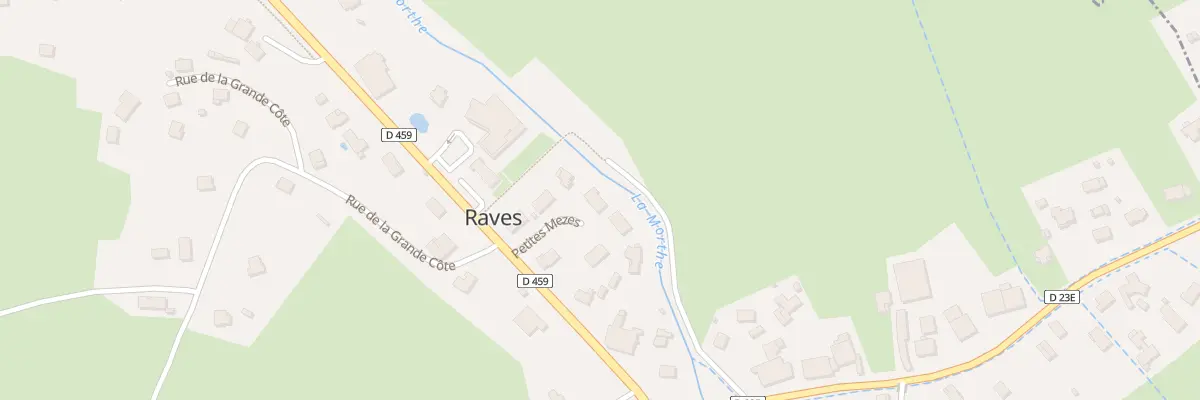 Plan du 4 Petites Mezes à Raves