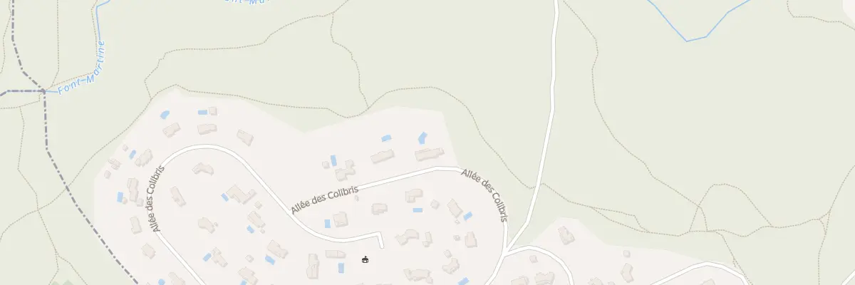 Plan du 43 Le Collet de Darbousson à Roquefort-les-Pins
