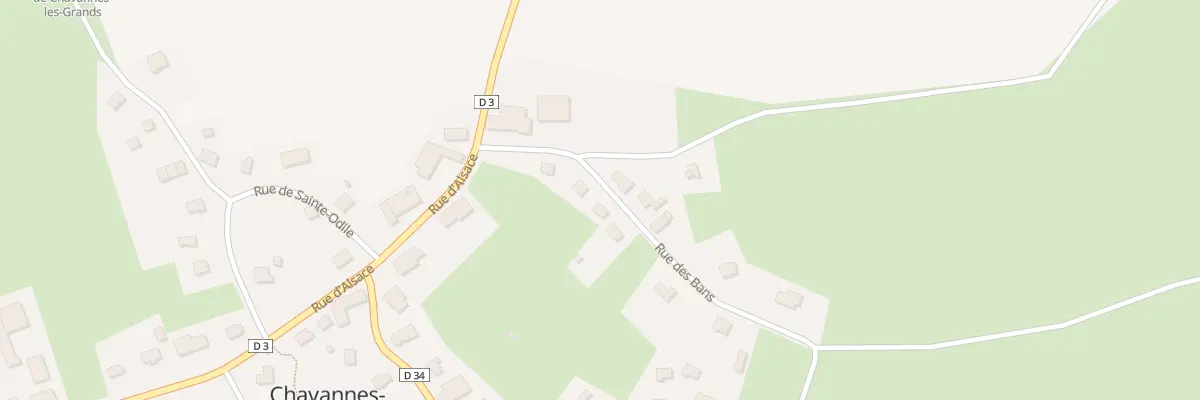 Plan du 37 Rue des Bans à Chavannes-les-Grands