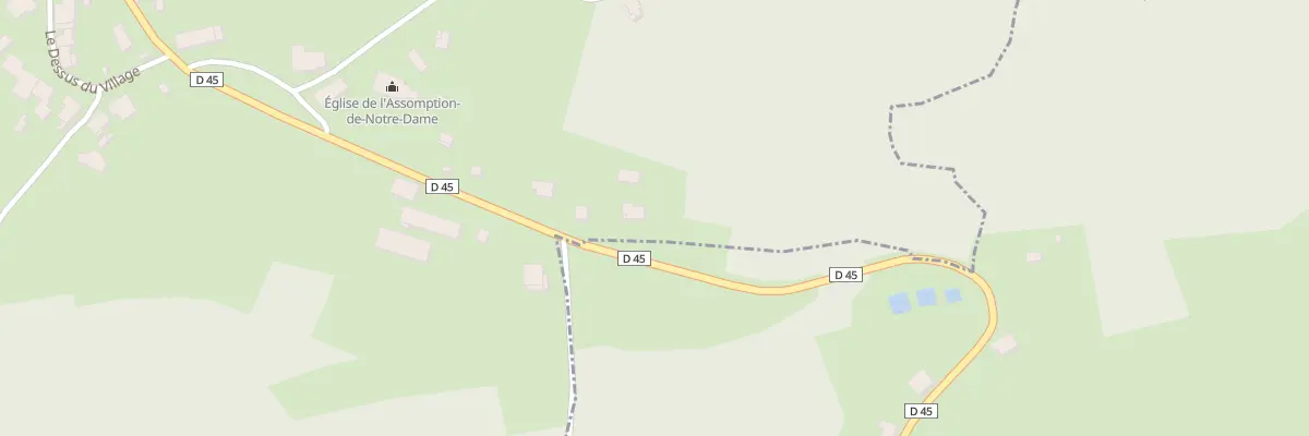 Plan du 43 Le Haut du Village au Vermont