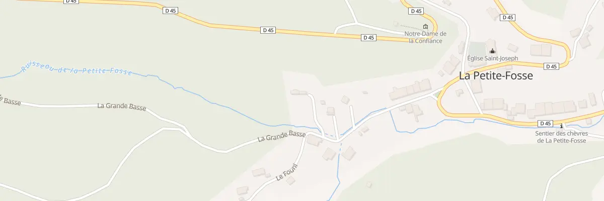 Plan du 28B Le Village à La Petite-Fosse