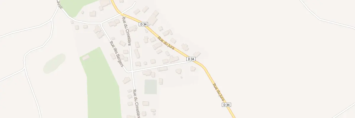 Plan du 11 Rue des Bergers à Chavannes-les-Grands