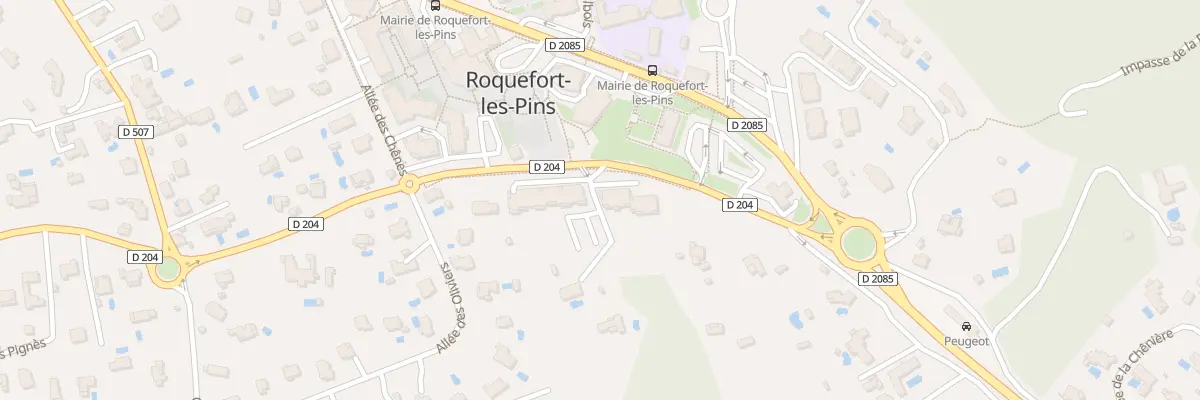 Plan du 295 Rte de Valbonne à Roquefort-les-Pins