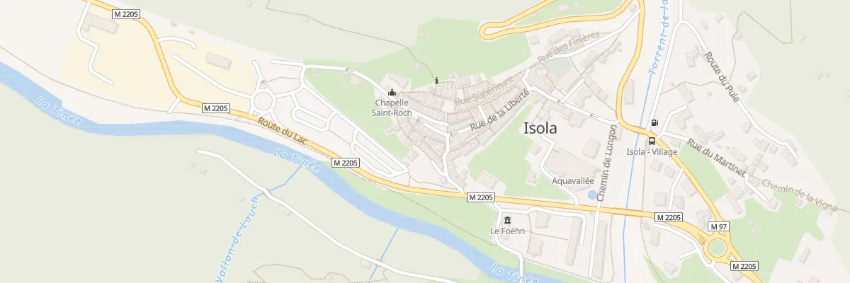 Plan du 11 Rue Saint Roch à Isola