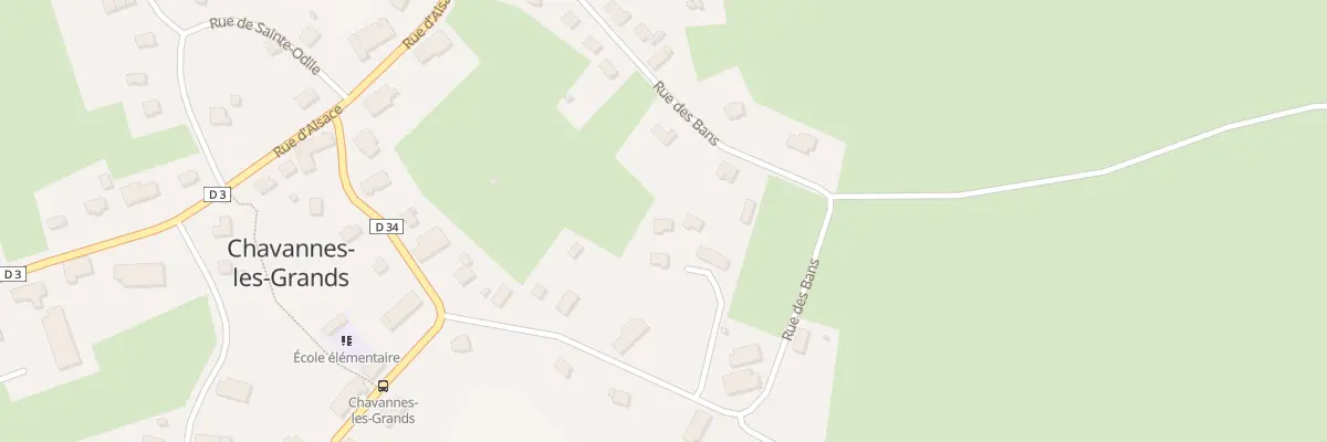 Plan du 17 Rue des Bans à Chavannes-les-Grands