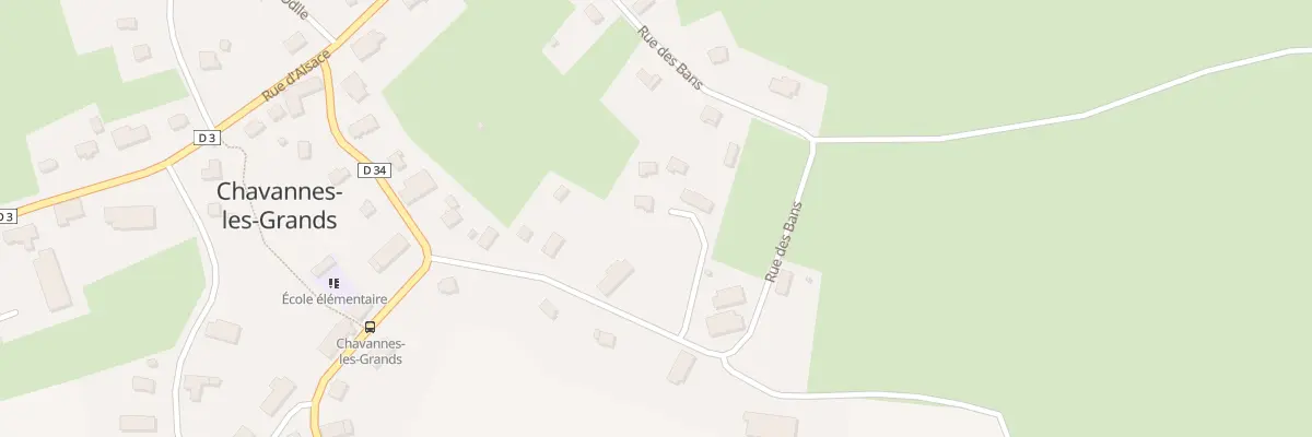 Plan du 15 Rue des Bans à Chavannes-les-Grands