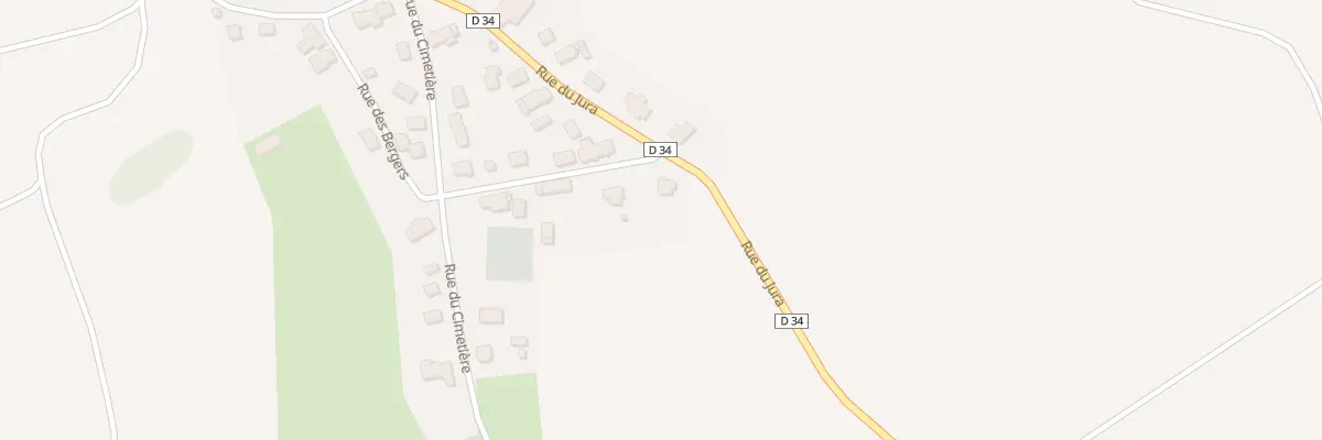 Plan du 18 Rue des Bergers à Chavannes-les-Grands