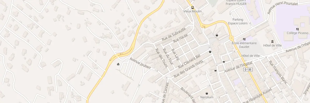 Plan du 15 Rue des Tours à Vallauris