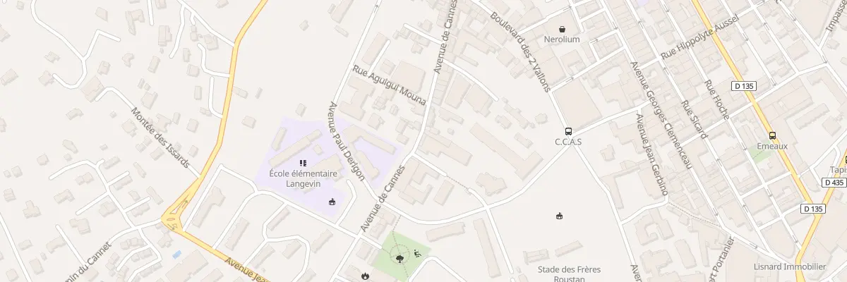 Plan du 37 Av de Cannes à Vallauris