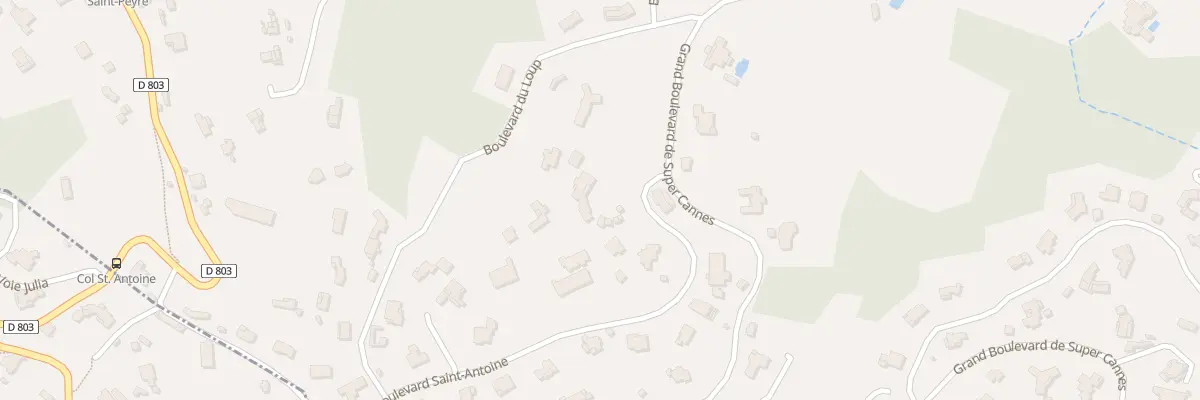 Plan du 12 Bd Saint-Antoine à Vallauris