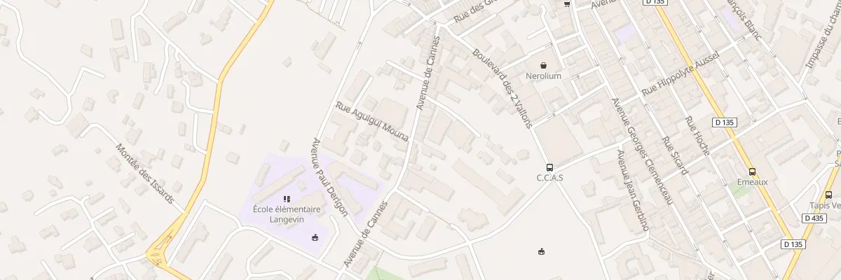 Plan du 35 Av de Cannes à Vallauris