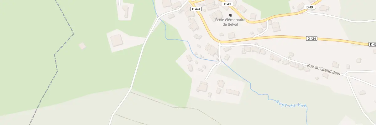 Plan du 36 Gr Grande Rue à Belval