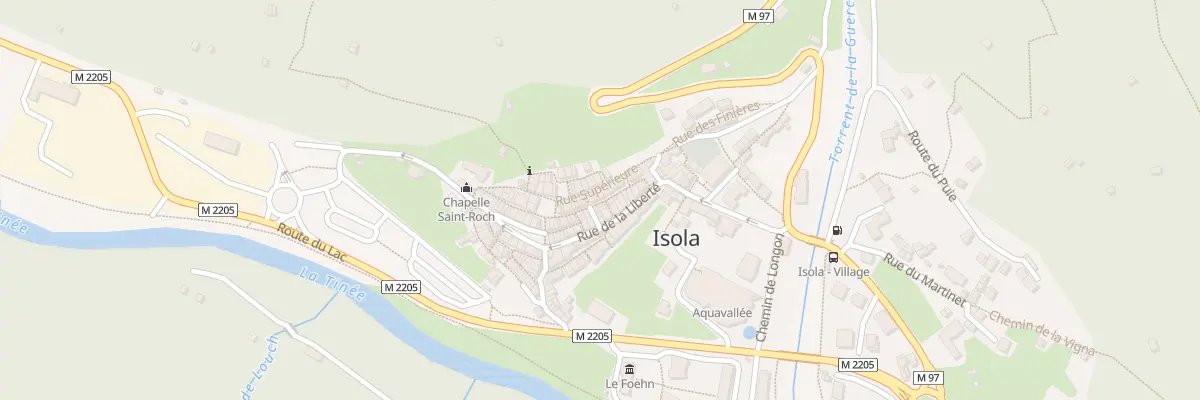 Plan du 25 Rue Supérieure à Isola